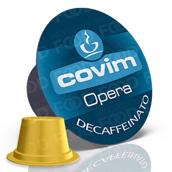 100 Capsule Covim Opera Suave Decaffeinato Compatibili Lavazza Blue