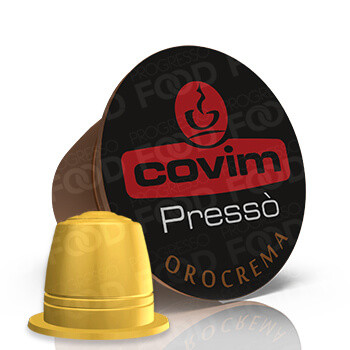 100 capsule Covim Pressò Orocrema compatibili Nespresso