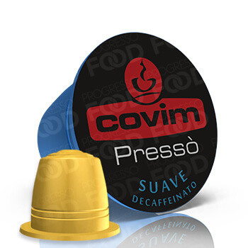 100 capsule Covim Pressò Suave Decaffeinato compatibili Nespresso