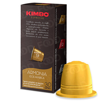120 Capsule Kimbo Caffè miscela Armonia compatibili Nespresso