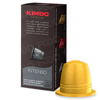 120 Capsule Kimbo Caffè miscela Intenso compatibili Nespresso