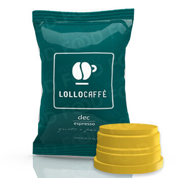 100 Capsule Lollo Caffe Dek Espresso Compatibili Espresso Point